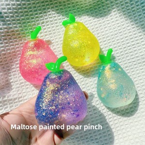 Customization Shaped Pinch Decompression Pear Sydney Slow <b>Rebound</b> Maltose Music Rubber 5 to 7 Years Unisex - Product Image 5