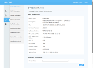 โมเด็มออปติคอล WIFI5 แบบสองย่านความถี่มือสอง พร้อมพอร์ต 4ge+1Tel+1USB XPON 2.4&5G AC1200 ONU Router OMCI/TR069 FTTR/FTTX - Product Image 6