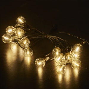 Vente en gros 25FT G40 Festival rue <span class=keywords><strong>guirlande</strong></span> lumières extérieures <span class=keywords><strong>guirlande</strong></span> noël fée éclairage solaire chaîne mariage <span class=keywords><strong>lampe</strong></span> décorative - Product Image 6