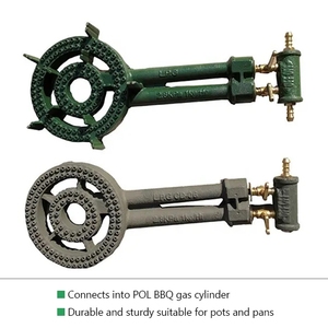Estufa de gas portátil de hierro fundido de <span class=keywords><strong>2</strong></span> quemadores, quemador de gas antirust, placa de cocción doble de hierro fundido de alta resistencia para <span class=keywords><strong>cocina</strong></span> - Product Image 3
