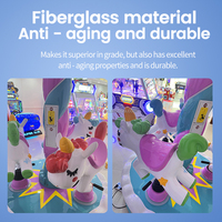 Équipement d'amusement à monnayeur en fibre de verre et métal, machine à balançoire pour enfants certifiée CE, aire de jeux personnalisée pour enfants, espagnol, anglais