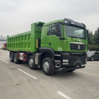 Sinotruk HOWO TX Max Usado 6x4/8x4 Diésel 351-450HP Euro 2 Camión Volquete de 10/12 Ruedas para Minería, Hormigón y Carga