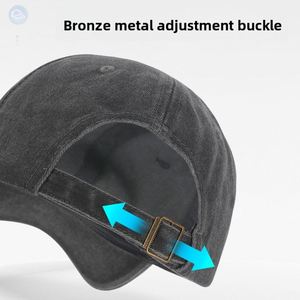 Casquette de baseball vintage en coton lavé OEM à 6 panneaux, avec logo personnalisé, effet vieilli, pour hommes et femmes - Product Image 3