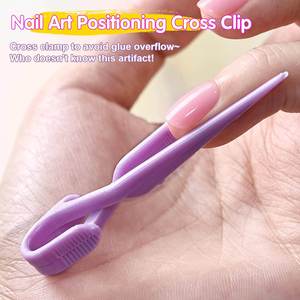 Outil auxiliaire de positionnement professionnel d'art d'<span class=keywords><strong>ongle</strong></span> <span class=keywords><strong>manucure</strong></span> Salon Gel vernis à ongles Clip Anti-déversement - Product Image 2