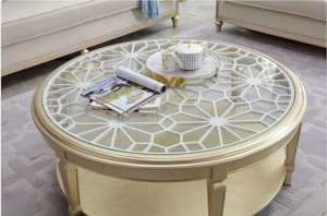 Sofás Modernos para Sala de Estar, Conjuntos de Sofás Americanos de Madera Maciza con Base de Metal Dorado para Sala de Estar - Product Image 4