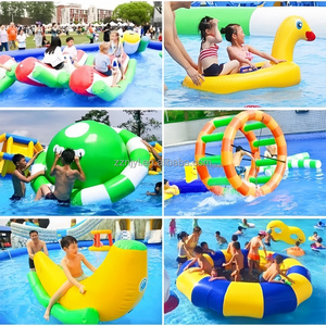 Rodillo de Agua Inflable de PVC Portátil de la Mejor Calidad, Juguetes Flotantes, Rueda Flotante para Caminar sobre el Agua, Accesorios para Fiestas Acuáticas - Product Image 2