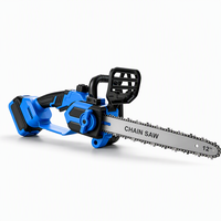 Tronçonneuse Électrique Professionnelle Sans Balais 21V 12 Pouces 1000W Haute Puissance Portative à Batterie Lithium pour le Travail du Bois et l'Abattage - Garantie 1 An