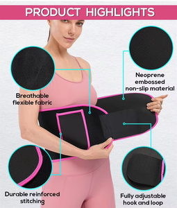 Cinturón de Soporte Lumbar Personalizado con Logotipo, Antideslizante, de <span class=keywords><strong>Neopreno</strong></span> Premium, Ajustable, Transpirable, con Bolsillo Incorporado, <span class=keywords><strong>para</strong></span> el Dolor de Espalda - Product Image 6