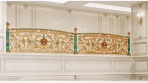 <span class=keywords><strong>Rampe</strong></span> d'<span class=keywords><strong>escalier</strong></span> personnalisée de luxe en laiton et en cuivre pour une utilisation intérieure et extérieure pour les mains courantes de balcon et de porche - Product Image 6