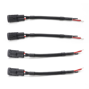 摩托车<span class=keywords><strong>2</strong></span>针母连接器至环形端子1544334-1线束 - Product Image 1