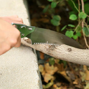 Sierra de mano Kexi de 350 mm con hoja curva de acero con alto contenido de carbono, sierra de podar para jardín con bolsa protectora para uso en exteriores - Product Image 5