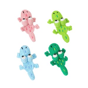 Nouvelles conceptions d'accessoires pour cheveux en crochet faits à la main, animaux mignons de dessin animé, pour la remise des diplômes, la Saint-Valentin, la fête des mères - Product Image 5