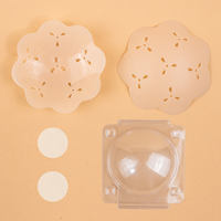 Vente en gros de cache-tétons ronds en silicone de 8 cm, invisibles et respirants, pour femmes, personnalisables OEM