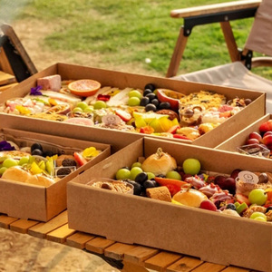 Scatola da Picnic in Carta Kraft Ondulata per Tiramisù, Sandwich, Dessert e Torte - Novità - Product Image 5