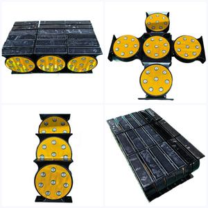 Lampu LED sinkron GPS kecerahan tinggi Delineator pinggir jalan raya LED pagar pembatas plastik tenaga surya lampu berkedip Dealineator - Product Image 3