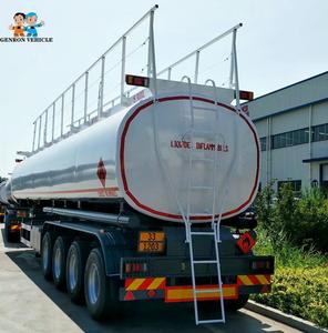 Genron 4 eussieux semi-remorque citerne transport de <span class=keywords><strong>gazole</strong></span>, pétrole brut, huile de cuisine, huile de palme à Burkina faso - Product Image 2