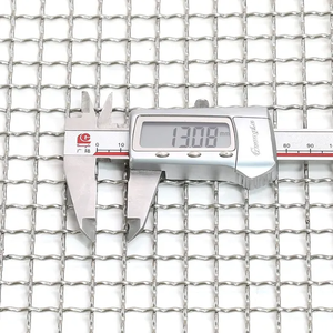 제조업체 공급 40x40 500x500 325x2300 6 메쉬 300 마이크론 압착 스테인레스 스틸 와이어 메쉬 - Product Image 6