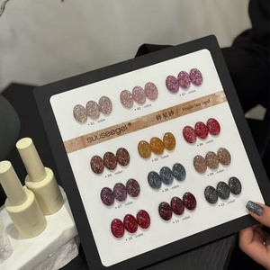 Oferta Especial: Gel de Uñas con Destellos de Diamante en 12 Colores, Súper Brillante, con Tabla de Exhibición para Realzar las Uñas, 15 ml - Product Image 5