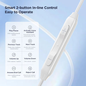 JOYROOM Écouteurs intra-auriculaires filaires de type C pour <span class=keywords><strong>Samsung</strong></span> - Product Image 5