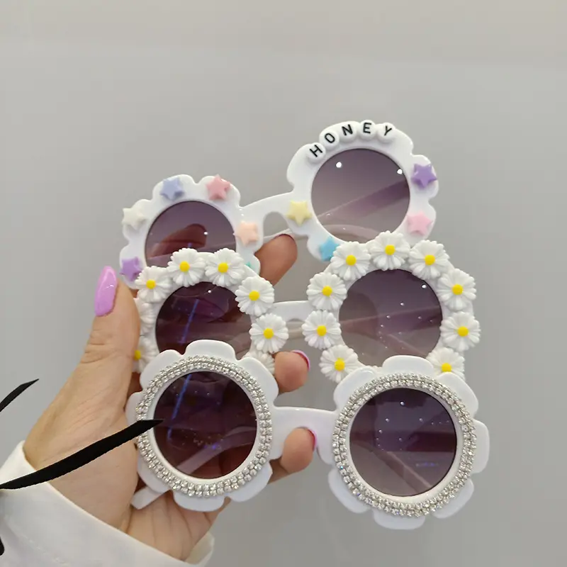 Kinder sonnenbrille ins Personality Candy Star UV-Schutz Sonnenbrille für Jungen und Mädchen Babys Sonnenbrille