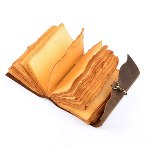 Premium Handmade Brown <b>Leather</b> Journal Rustic Vintage <b>Diary</b> with Deckle Edge Paper, Artisan Writing Notebook - Product Image 6