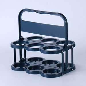 Bán Sỉ Giỏ Đựng Bia Bằng Nhựa Có Thể Gập Lại 6 Chai Giá Đựng Bia Có Tay Cầm Cho Bữa Tiệc Gribhub Nhà Hàng BBQ Dã Ngoại - Product Image 3