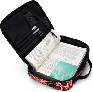Housse de Bible à deux compartiments pour femmes BSCI, grande pochette pour Bible avec bandoulière et poignées, sac de transport pour Bible - Product Image 3