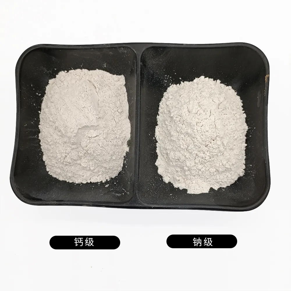 Aotesi cru sódio bentonite argila pó preço para perfuração lama em toneladas 25kg saco branco cálcio bentonite argila