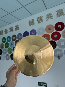 <span class=keywords><strong>Discos</strong></span> Metálicos de 12 Pulgadas con Acabado Dorado/Plateado, Decoraciones de una Sola Cara, Adornos, Disco de Platino/Venta de Productos Defectuosos con Descuento - Product Image 2