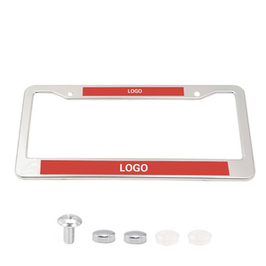 Cadre de plaque d'immatriculation de voiture promotionnel en alliage de haute qualité, écologique, avec logo et couleur personnalisés - Product Image 5