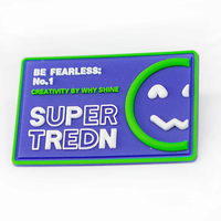Logo en caoutchouc personnalisé patchs 3d vêtements vêtement patchs en silicone en relief étiquettes tactiques caoutchouc Pvc Patch Velcroes étiquette de fil