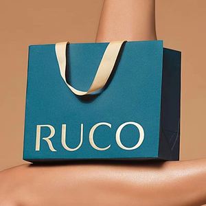 Sacs en papier de luxe personnalisés avec poignée pour vêtements, shopping, mariage et emballage de cadeaux cosmétiques – Sacs de luxe personnalisables - Product Image 4