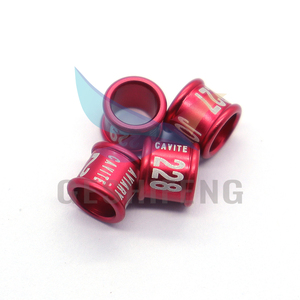 Personalizar 8mm/10mm aluminio paloma pájaro pie anillo identificación carrera <span class=keywords><strong>palomas</strong></span> Color herramientas loro pierna anillos - Product Image 6
