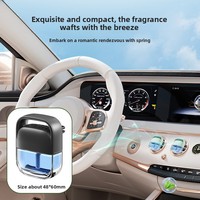 Diffuseur de parfum miniature en plastique pour grille d'aération de voiture, éliminateur d'odeurs, parfum doux non irritant, décoration raffinée