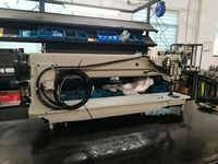 Nouvelle machine à coudre industrielle à bras long, point noué, simple aiguille, plate, avec coupe-fil automatique