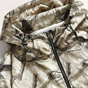 Veste américaine hip-hop pour homme A/W, motif camouflage, tricotée, surdimensionnée, imprimée numériquement, fabricant, vente en gros personnalisée - Product Image 2