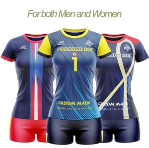 Divise da pallavolo stampate sublimate personalizzate per donne e uomini - Product Image 6