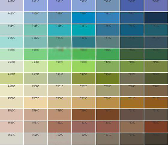 Pantone color