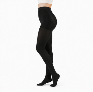 <span class=keywords><strong>Collant</strong></span> Premaman Elastici a Tutta Lunghezza con Supporto Addominale <span class=keywords><strong>per</strong></span> Donne - Stile Elegante, Spessore Medio, Tinta Unita - Product Image 1