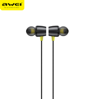 Awei Earphone Berkualitas Tinggi L5 Berkabel Stereo dengan Antarmuka 3.5mm dan Chipset JL