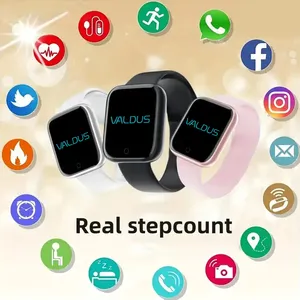 Deporte impermeable Monitor DE SALUD táctil pulsera Correa reloj inteligente Ultra