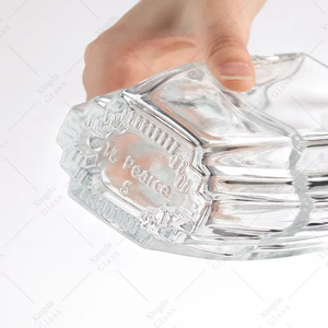 Botella de Vidrio Transparente Única para Whisky, Brandy, Vodka y Ginebra, con Logotipo Personalizado de Alta Calidad - Product Image 3