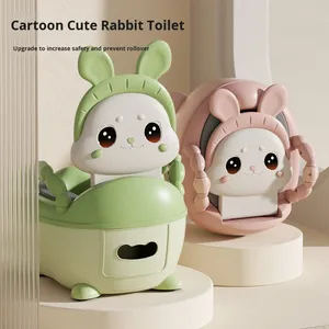 Siège de toilette pour enfants en plastique extra large, dessin animé, pour garçons et filles, pot pour bébé, urinoir pour nourrissons, petite toilette - Product Image 3