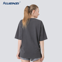 Camiseta Kuenzi Regular Personalizada con Logotipo Personalizado, Cuello Redondo, Manga Corta, 100% Algodón, 260 g/m², Talla Grande para Mujer