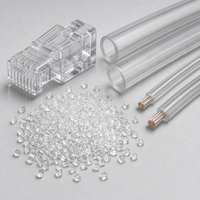 Granulés vierges de nylon PA12 transparents équivalents à l'EMS Grilamid TR55, haute clarté, résistants à la chaleur, qualité pour moulage par injection