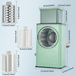Accessoires de cuisine multifonctions personnalisés Hyri Trancheuse Cutter Panneau en acier inoxydable Coupe-légumes Hachoir à pommes de terre <span class=keywords><strong>Râpe</strong></span> à fromage - Product Image 4
