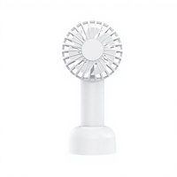 Nouveau Ventilateur Portable Pliable 2026, Mini Ventilateur à Main, Batterie 500 mAh, Recharge USB 5V, 3 Vitesses, Plastique, 4 Couleurs, Support Caché, Faible Bruit