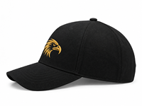 Casquette de baseball personnalisée à 6 panneaux, coupe profonde, en sergé de coton, brodée, structurée, réglable, pour sports de plein air et tenues de travail, motif léopard, style sportif