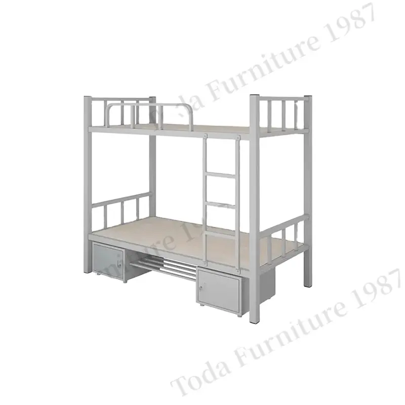 학교 성인 더블 침대 철 금속 스틸 기숙사 더블 이층 침대 성인용