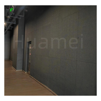 Panneau mural acoustique en fibre de verre, panneau mural artistique, carrelage ignifuge pour murs intérieurs